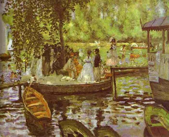 Pierre-Auguste Renoir La Grenouillere, Norge oil painting art